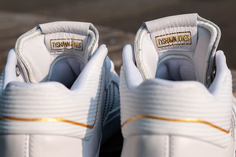タイショーン・ジョーンズ  Tyshawn jones adidas skateboarding 初 プロ シグネチャー 白 トリプルホワイト モデル Tyshawn Triple White クローズアップ