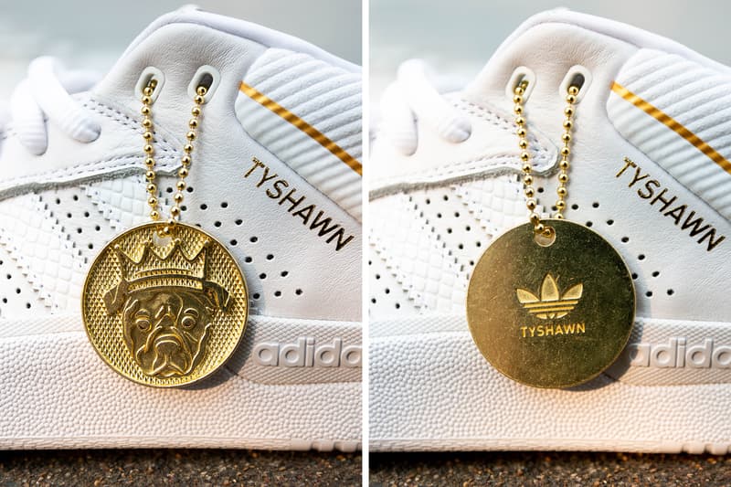 タイショーン・ジョーンズ Tyshawn jones adidas skateboarding 初 プロ シグネチャー 白 トリプルホワイト モデル Tyshawn Triple White クローズアップ