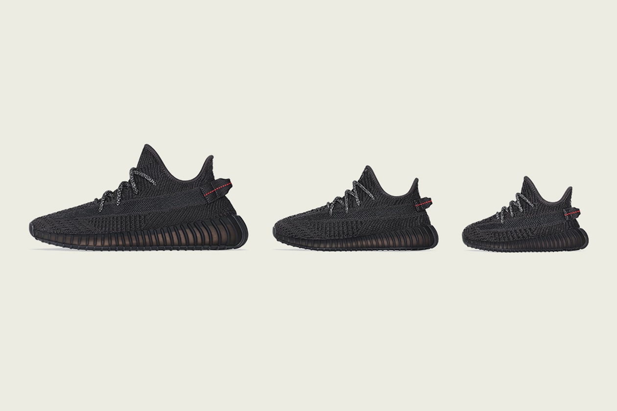 YEEZY BOOST 350 V2の新色ブラックモデル2型が2日連続で発売