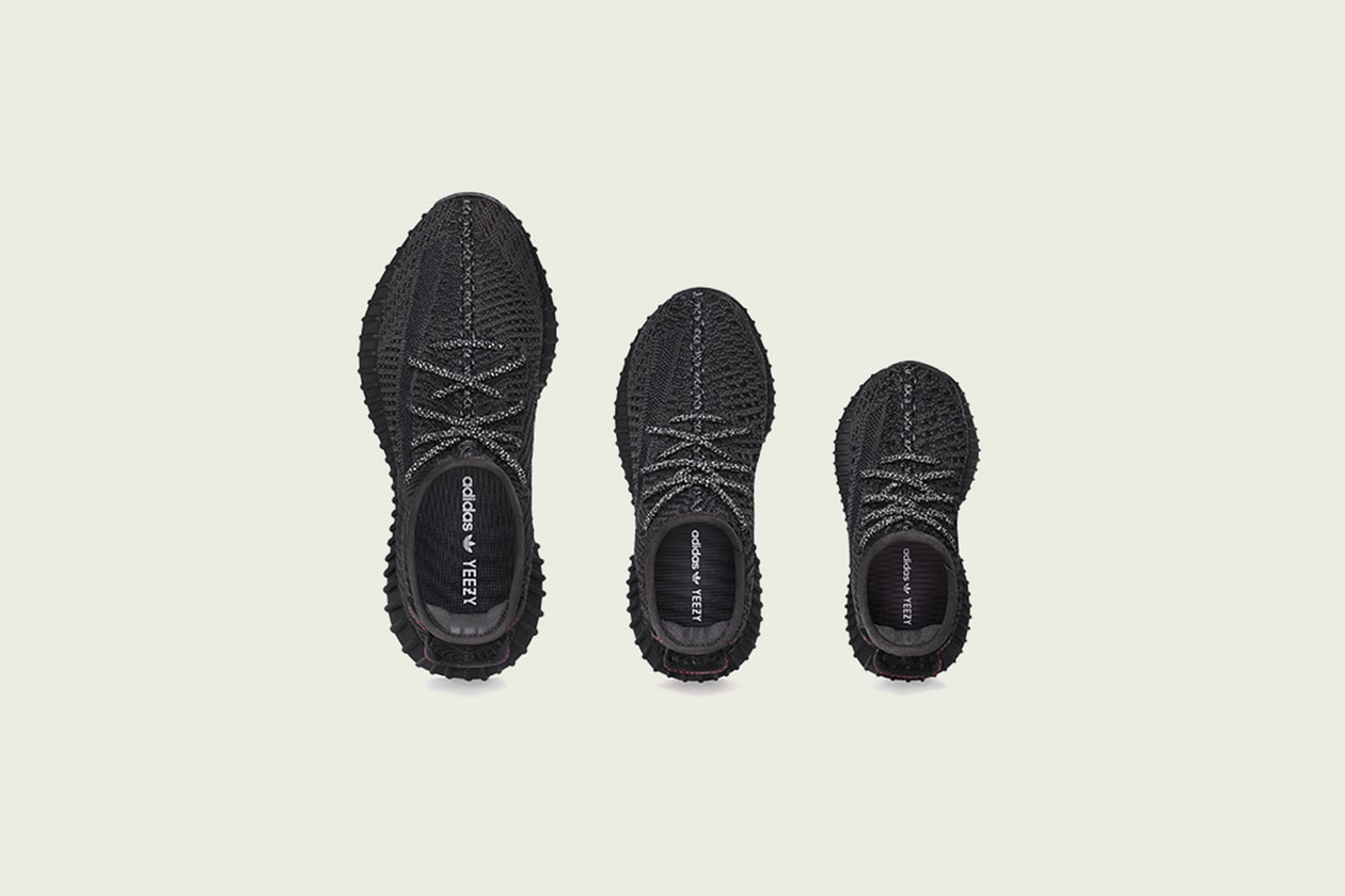 YEEZY BOOST 350 V2の新色ブラックモデル2型が2日連続で発売