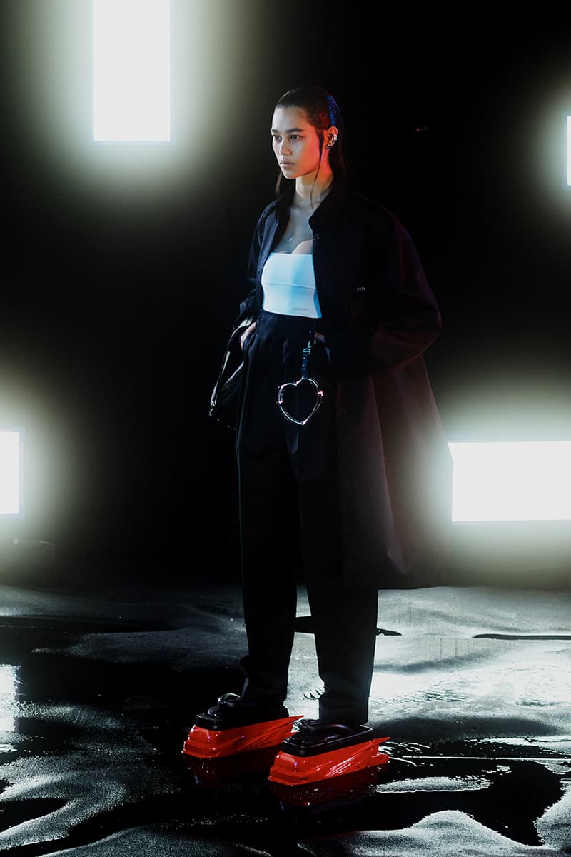 アンブシュ ユン yoon AMBUSH Spring/Summer 2020 SS20 Collection Mens Womens Lookbook Shots Paris Fashion Week Men's Release Yoon Ahn Designed Pieces Racing Automotive Theme Futuristic Sporting