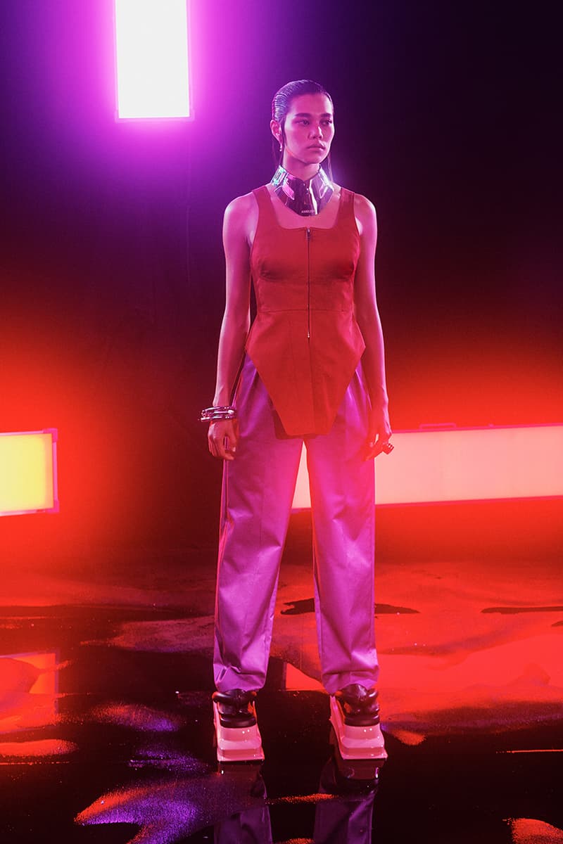 アンブシュ ユン yoon AMBUSH Spring/Summer 2020 SS20 Collection Mens Womens Lookbook Shots Paris Fashion Week Men's Release Yoon Ahn Designed Pieces Racing Automotive Theme Futuristic Sporting