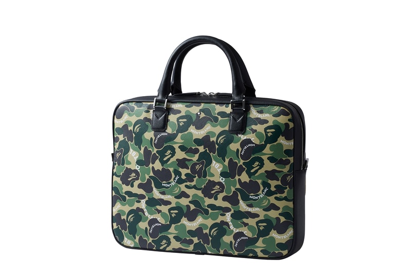 ベイプ モンブラン BAPE MONTBLANC キュメントケーススリム ポートフォリオ ウォレット6cc 1ジップ式ペンポーチ A BATHING APE エイプ コラボレーション オンライン 取扱