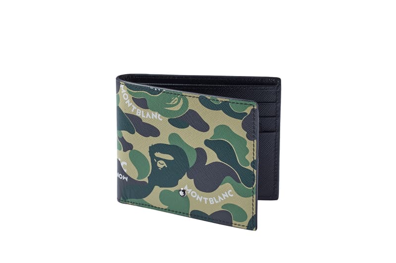 ベイプ モンブラン BAPE MONTBLANC キュメントケーススリム ポートフォリオ ウォレット6cc 1ジップ式ペンポーチ A BATHING APE エイプ コラボレーション オンライン 取扱