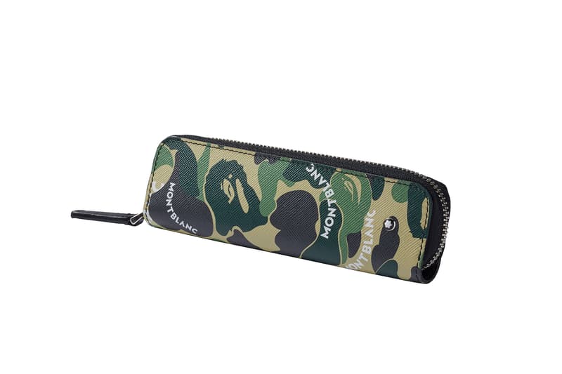 ベイプ モンブラン BAPE MONTBLANC キュメントケーススリム ポートフォリオ ウォレット6cc 1ジップ式ペンポーチ A BATHING APE エイプ コラボレーション オンライン 取扱