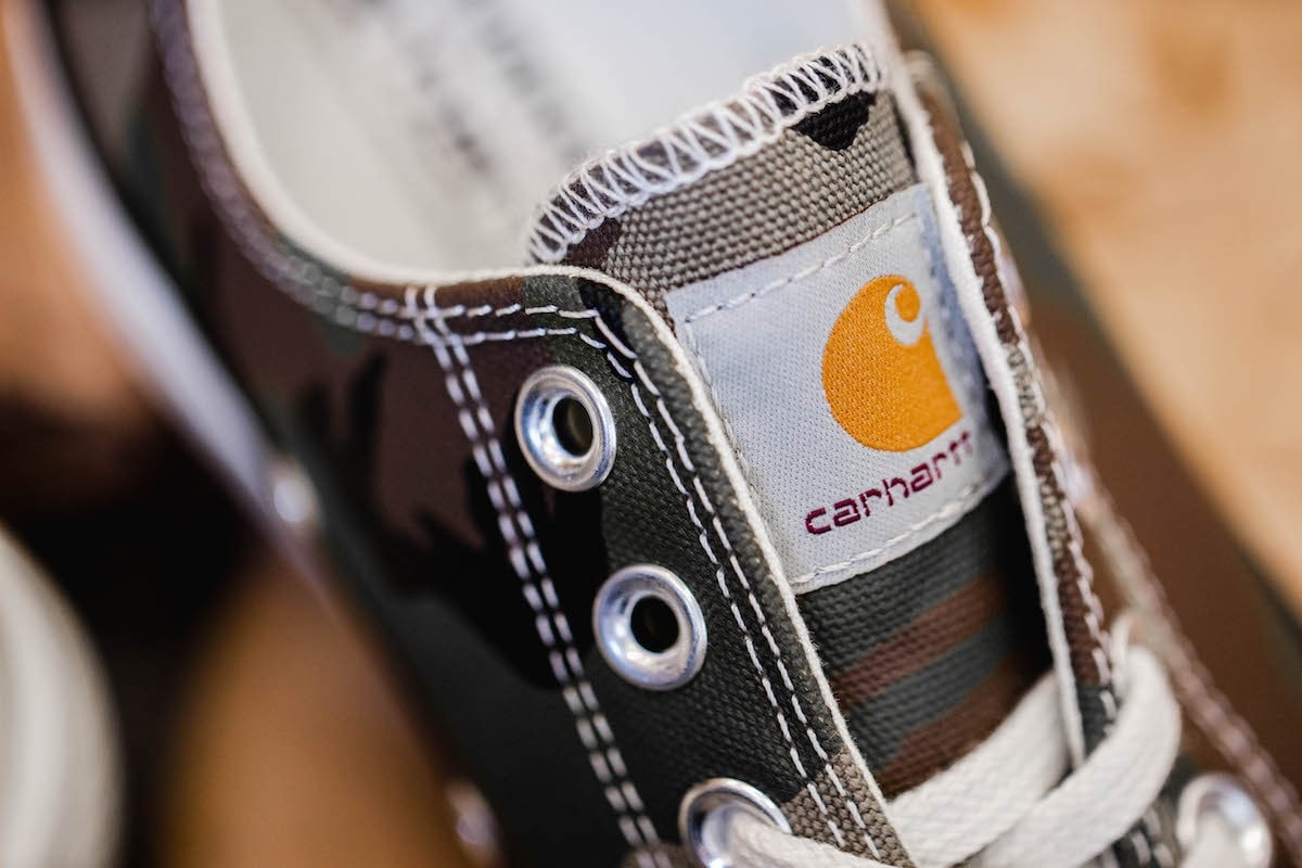 カーハートWIP carhartt converse コンバース ダック生地 新作 コラボ シューズ