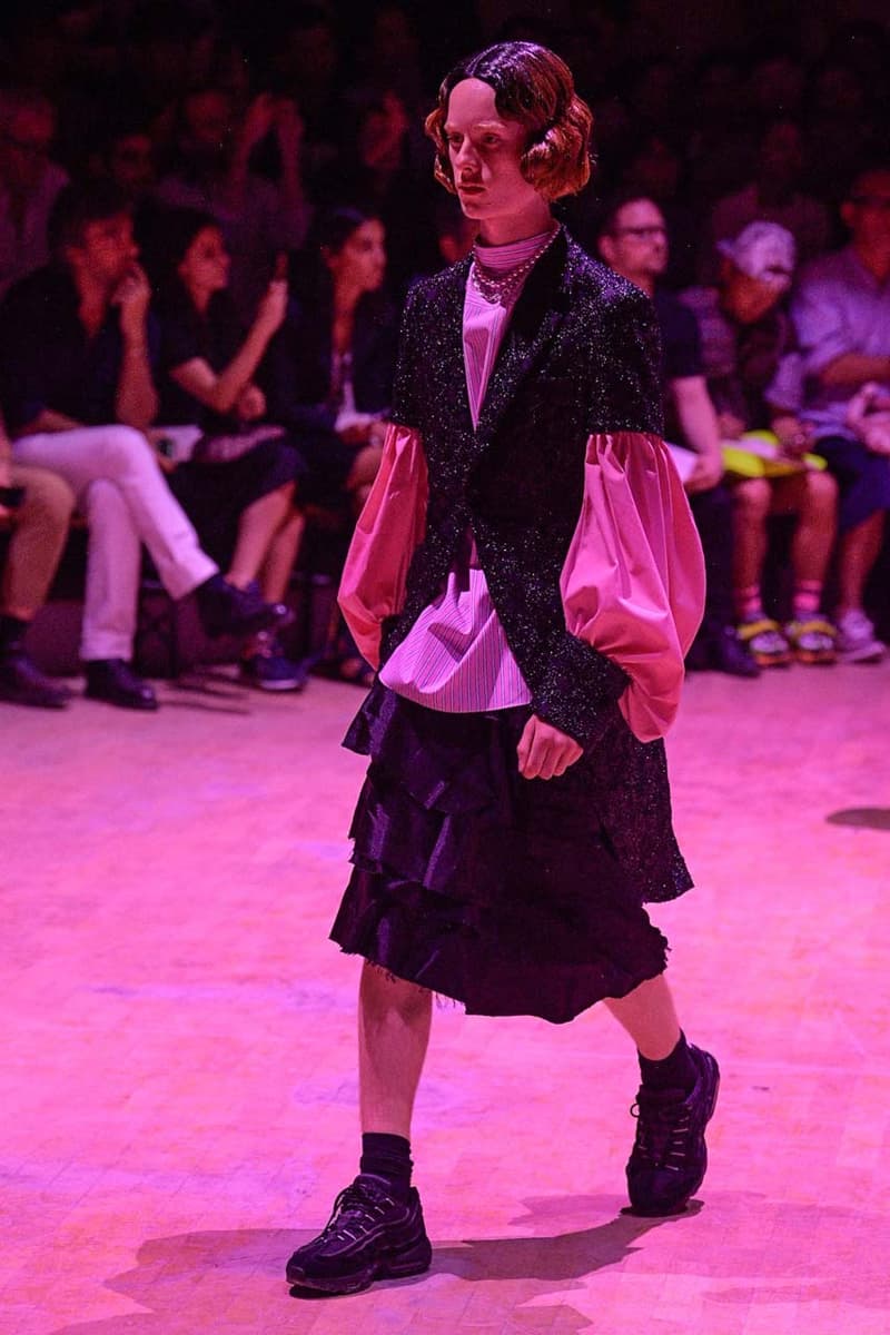 コム デ ギャルソン・オム プリュス COMME des GARÇONS HOMME PLUS SS20 Runway Show collection 春夏コレクション spring summer 2020 パリ ファッションウィーク paris fashion week pfw look air max 95 nike collaboration menswear