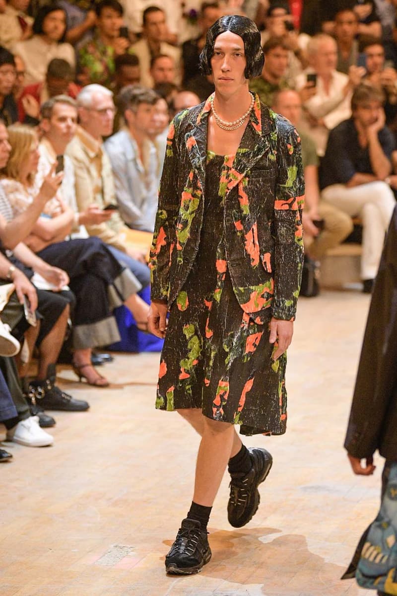 コム デ ギャルソン・オム プリュス COMME des GARÇONS HOMME PLUS SS20 Runway Show collection 春夏コレクション spring summer 2020 パリ ファッションウィーク paris fashion week pfw look air max 95 nike collaboration menswear