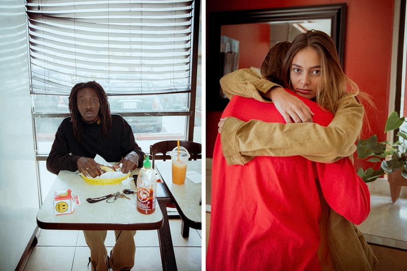 ドリューハウス Drew House 2019 新作 コレクション Collection Corduroy and Smiley Face California Los Angeles hotel slippers unisex brown