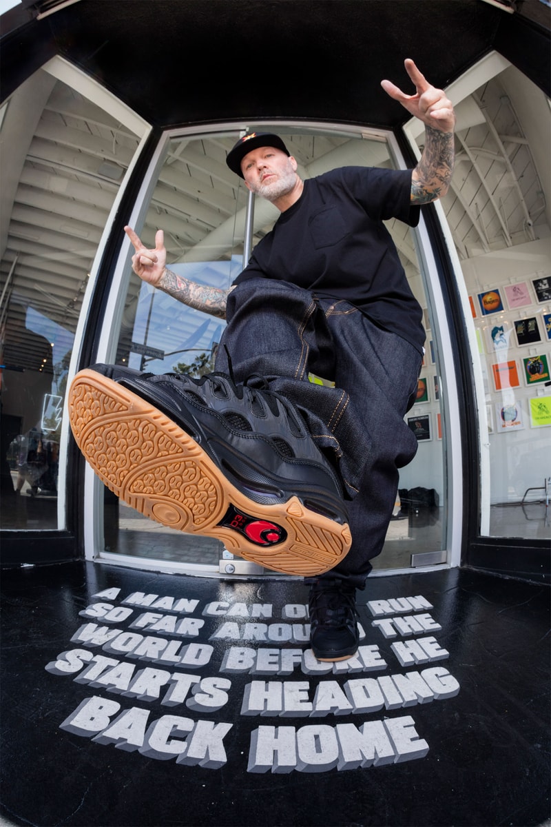 フレッド・ダースト ザ ハンドレッズ リンプビズキット Fred Durst The Hundreds x Osiris D3 Lookbook limp bizkit  rap rock band skate shoes sports California looksbooks footwear sneakers 