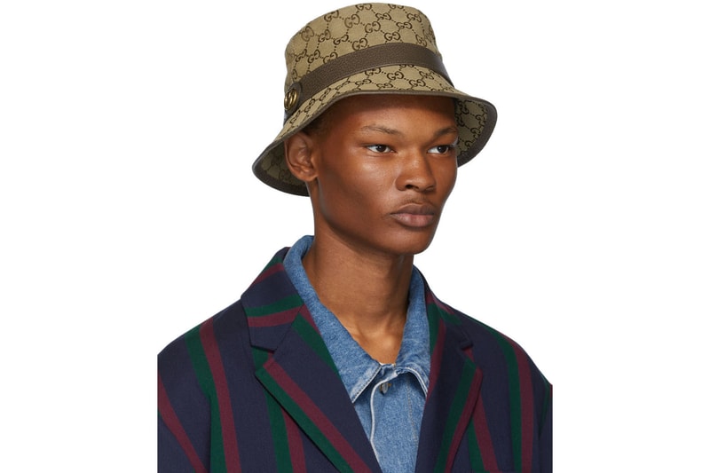 グッチ Gucci GG Logo Bucket Hat Release Brown Monogram モノグラム バケットハット