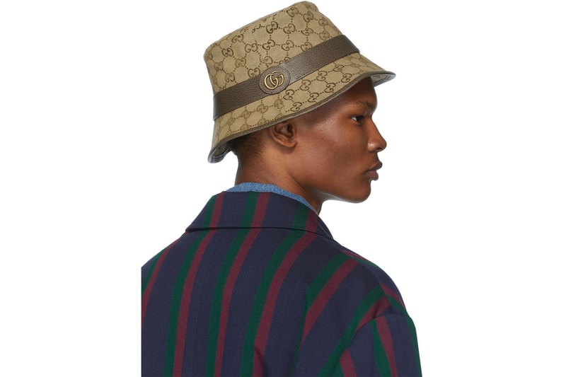 グッチ Gucci GG Logo Bucket Hat Release Brown Monogram モノグラム バケットハット