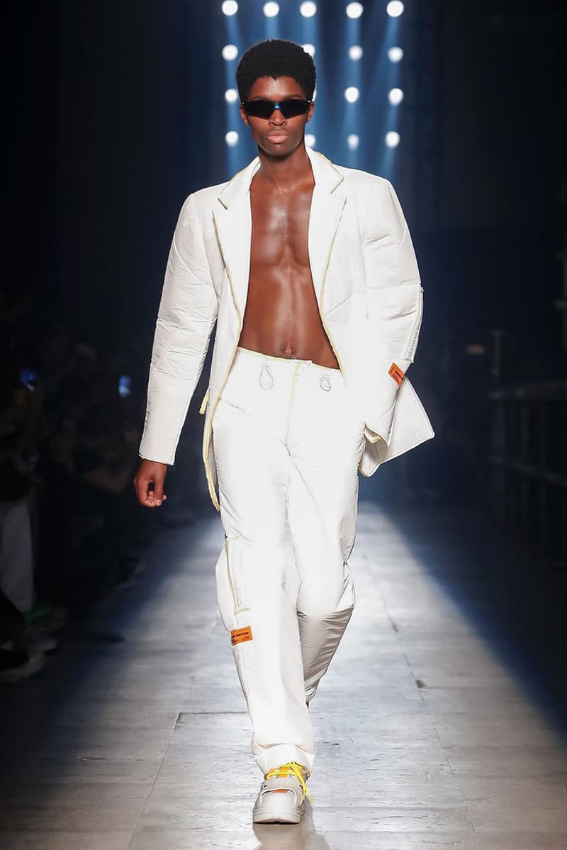 Heron Preston Paris Fashion Week Men's SS20 Spring Summer 2020 Looks Runway Pieces Levi's Collaboration Pieces First Look GORE-TEX