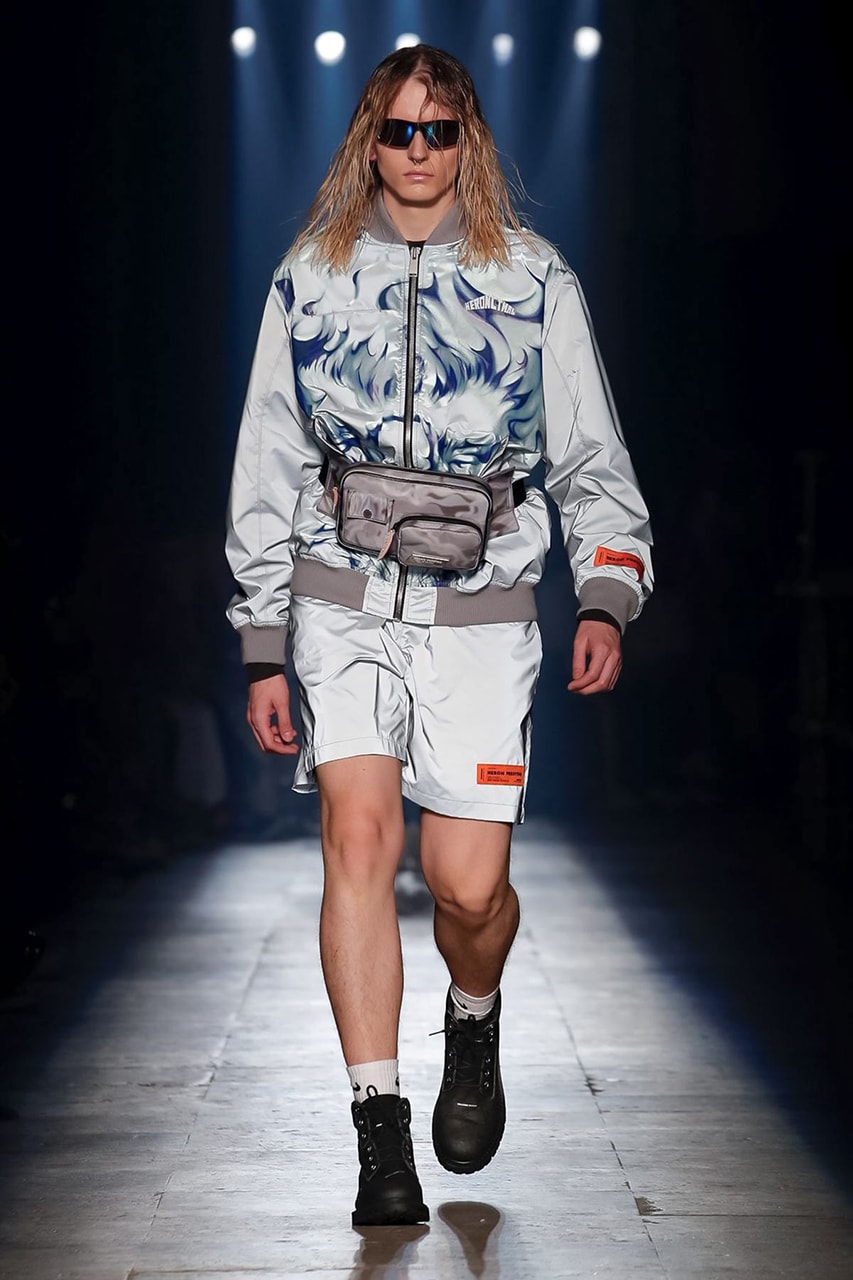 Heron Preston Paris Fashion Week Men's SS20 Spring Summer 2020 Looks Runway Pieces Levi's Collaboration Pieces First Look GORE-TEX