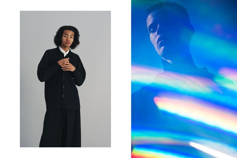 HOMME PLISSÉ ISSEY MIYAKE 2019年秋冬コレクション オムプリッセ イッセイミヤケ プリズム 虹 モード アート