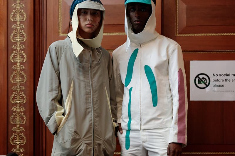 キコ コスタディノフ Kiko Kostadinov Spring/Summer 2020 Backstage LFW:M London Fashion Week: Men's Asics Collaboration Affix Works
