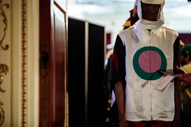 キコ コスタディノフ Kiko Kostadinov Spring/Summer 2020 Backstage LFW:M London Fashion Week: Men's Asics Collaboration Affix Works