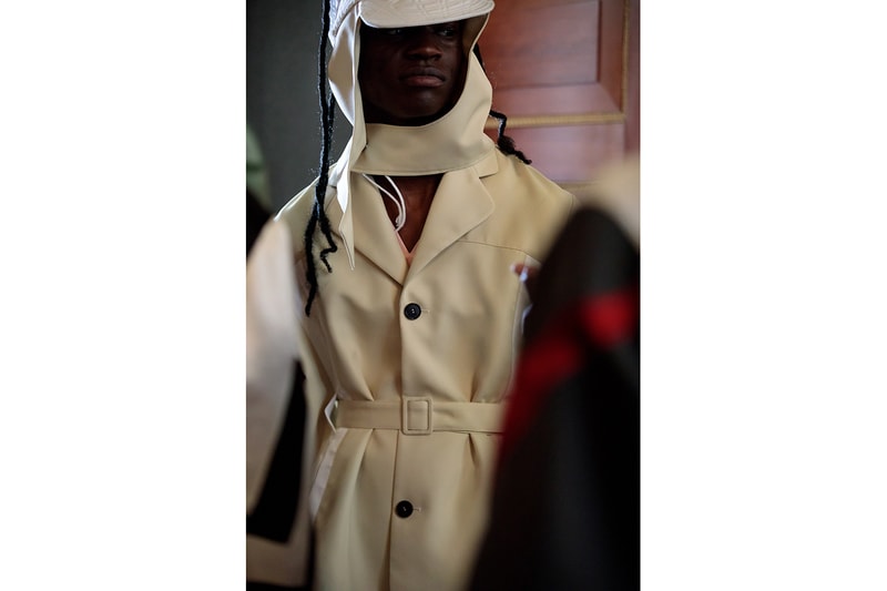キコ コスタディノフ Kiko Kostadinov Spring/Summer 2020 Backstage LFW:M London Fashion Week: Men's Asics Collaboration Affix Works