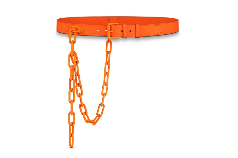 Virgil Abloh Louis Vuitton Orange Capsule at MCA chicago museum contemporary art menswear glasses