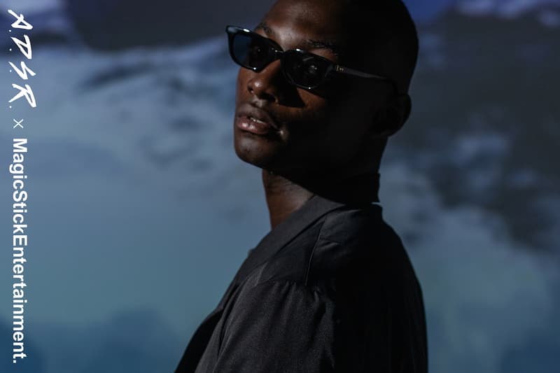 A.D.S.R. サングラス マジックスティック MAGIC STICK オンライン ブラック ホワイト コラボレーション CALIBRE キャリバー