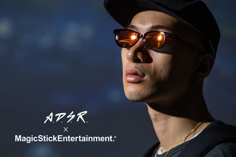 A.D.S.R. サングラス マジックスティック MAGIC STICK オンライン ブラック ホワイト コラボレーション CALIBRE キャリバー