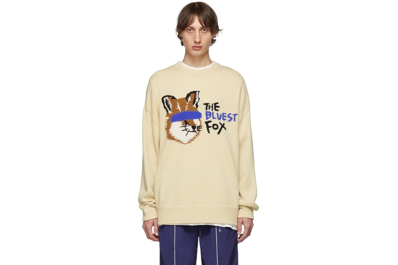 MAISON KITSUNÉ メゾン キツネが ADER ERROR アーダーエラーのタッグを組んだ新作ニットウェアをリリース