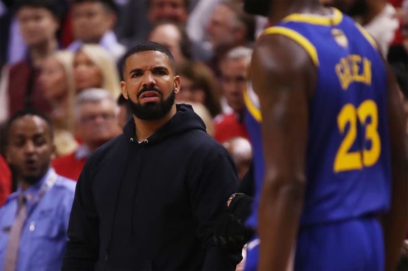 NBAファイナル第3戦 Drake ドレイク ウォリアーズ ラプターズ