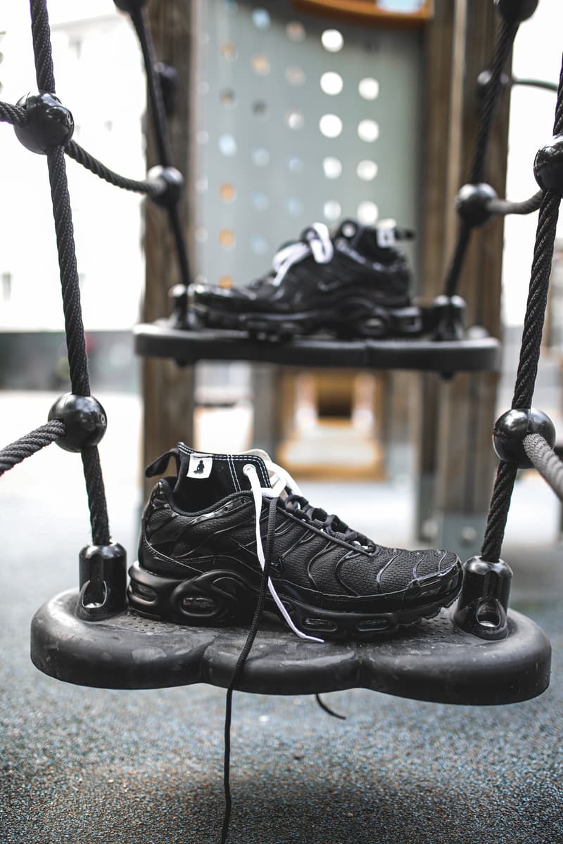 WWWESH STUDIO & Heightened's Nike Air Max Tn/Converse Chuck Taylor Hybrid sneakers custom sneakers