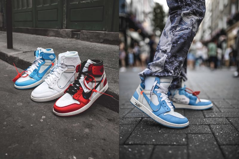 unc jordan 1 off white