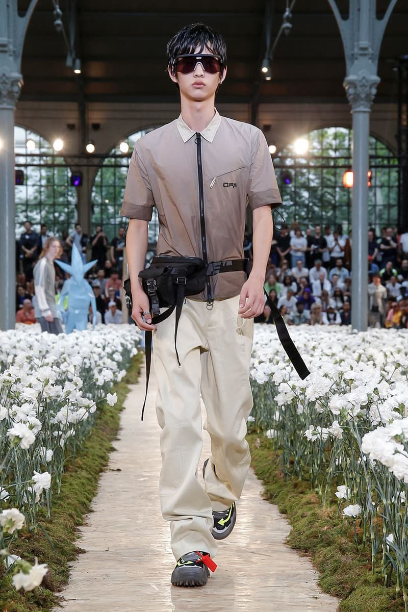 オフホワイト off white Virgil Abloh ヴァージル・アブロー spring summer 2020 ss20 paris fashion week virgil abloh futura nike runway backstage full collection look collaborations pfw mens menswear