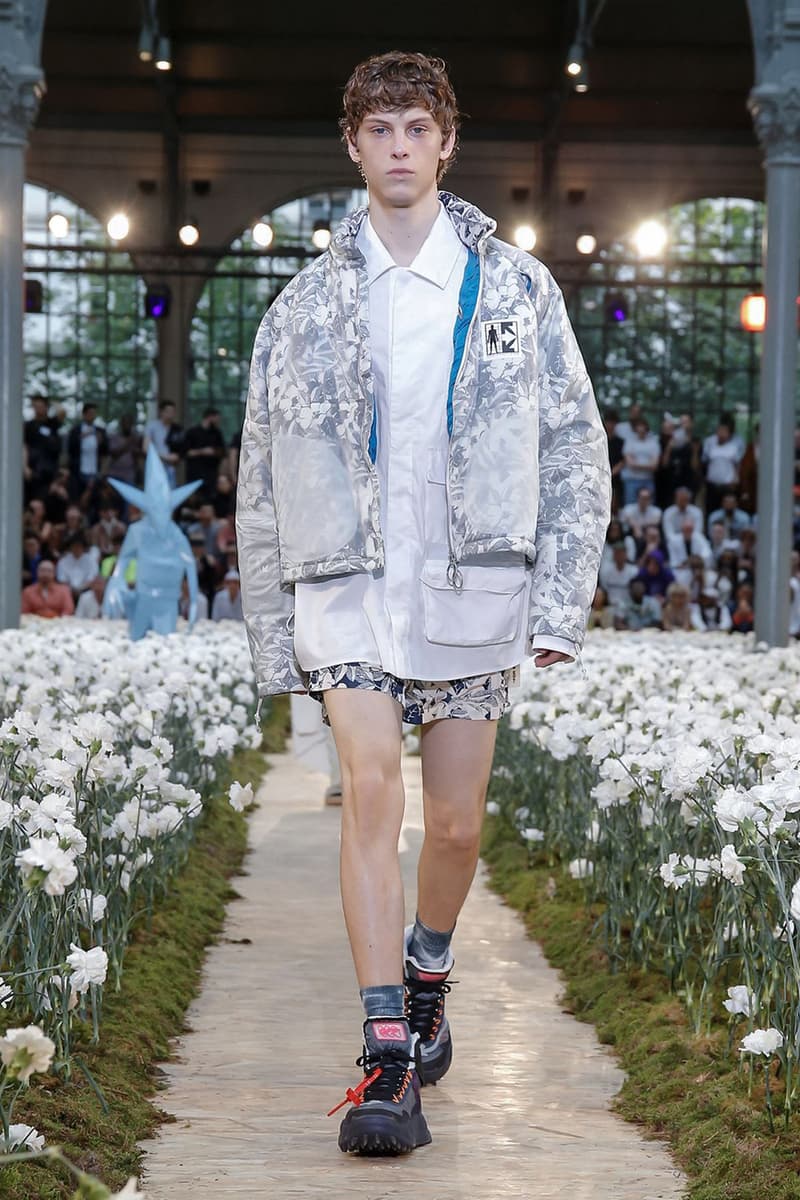 オフホワイト off white Virgil Abloh ヴァージル・アブロー spring summer 2020 ss20 paris fashion week virgil abloh futura nike runway backstage full collection look collaborations pfw mens menswear