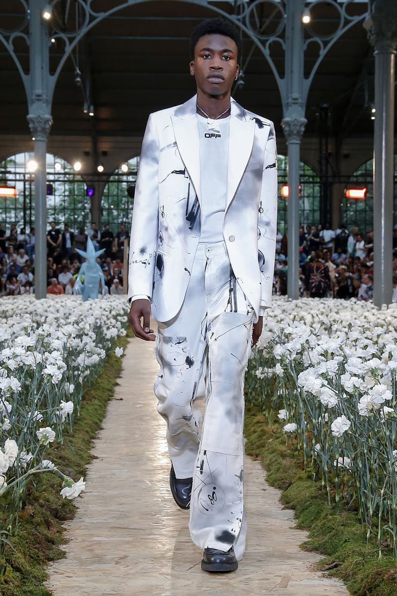 オフホワイト off white Virgil Abloh ヴァージル・アブロー spring summer 2020 ss20 paris fashion week virgil abloh futura nike runway backstage full collection look collaborations pfw mens menswear