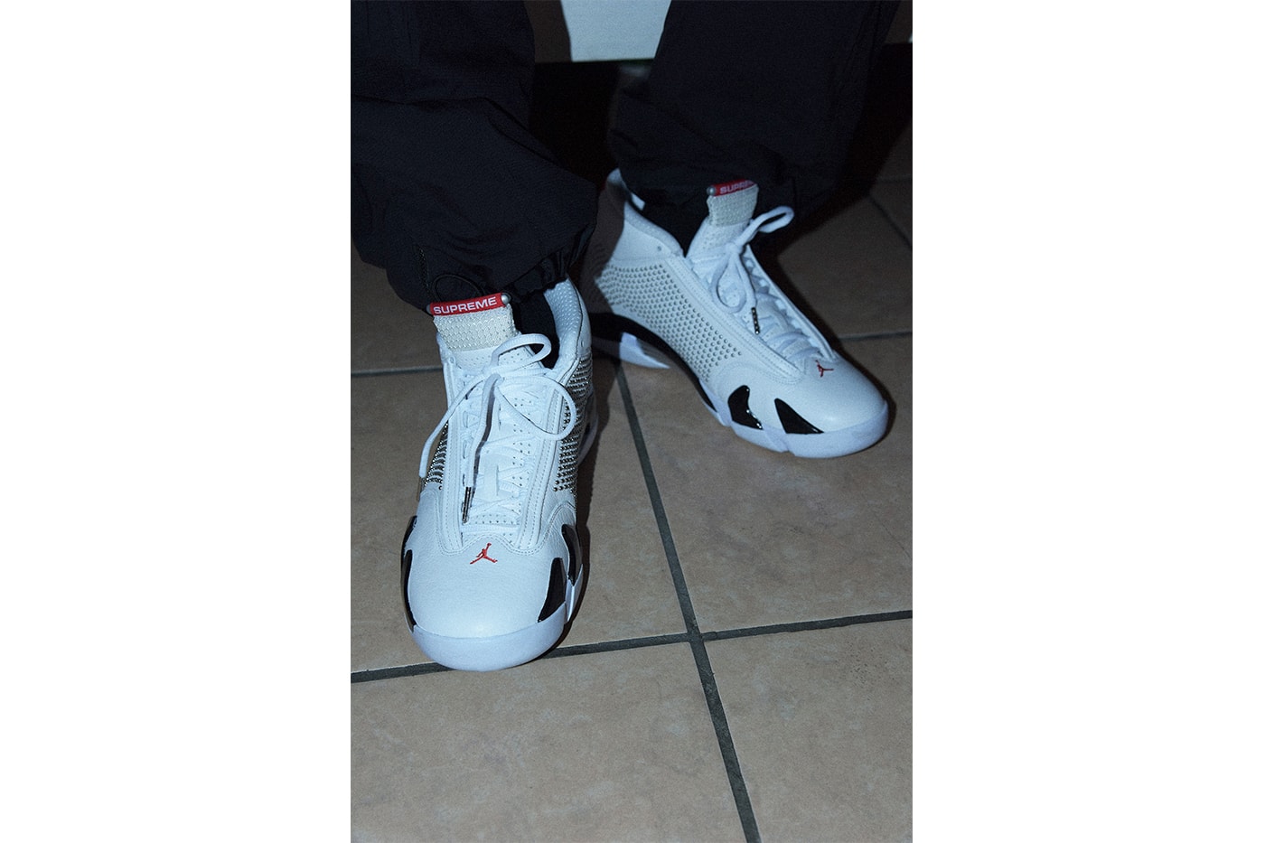 Supreme Air Jordan XIV 14 Official Look black blue White Michael Jordan Release Info Date Price