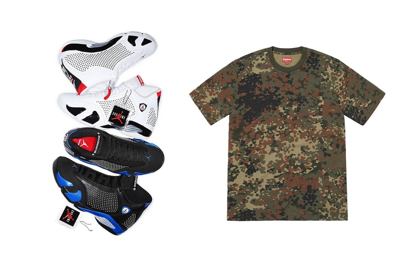 シュプリーム Supreme エアジョーダン 14 Air Jordan 14 Week 16 6/15 第16週 オール・ダーティー・バスタード ラグ  トップラインスウェットショーツ フローラルシルクトラックジャケット