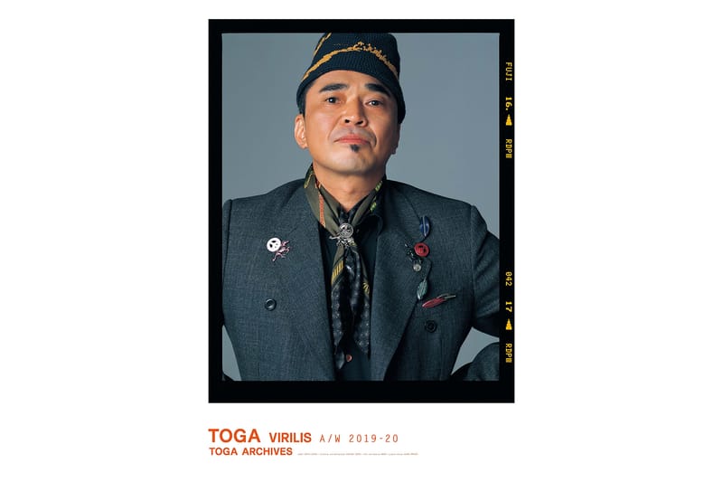 TOGA VIRILIS が電気グルーヴの石野卓球を起用した2019年秋冬のイメージビジュアルを公開