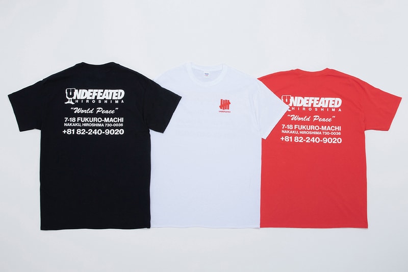 アンディフィーテッド UNDEFEATED 広島 札幌 新ストア オープン アナウンス