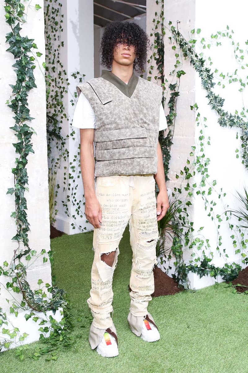 エヴ ブラバド 新ライン フー ディサイズ ウォー Everard Bravado's WHO DECIDES WAR SS2020 Runway Show spring summer 2020 collection mens pfw paris fashion week show