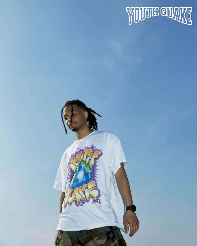 YouthQuake ユースクエイク Tシャツ VERDY CreativeDrugStore 上岡拓也 ヴェルディ クリエイティブドラッグストア