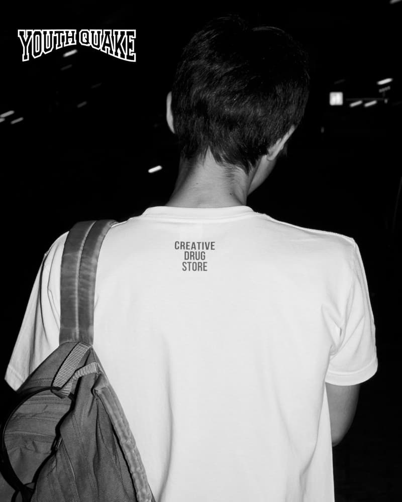 YouthQuake ユースクエイク Tシャツ VERDY CreativeDrugStore 上岡拓也 ヴェルディ クリエイティブドラッグストア