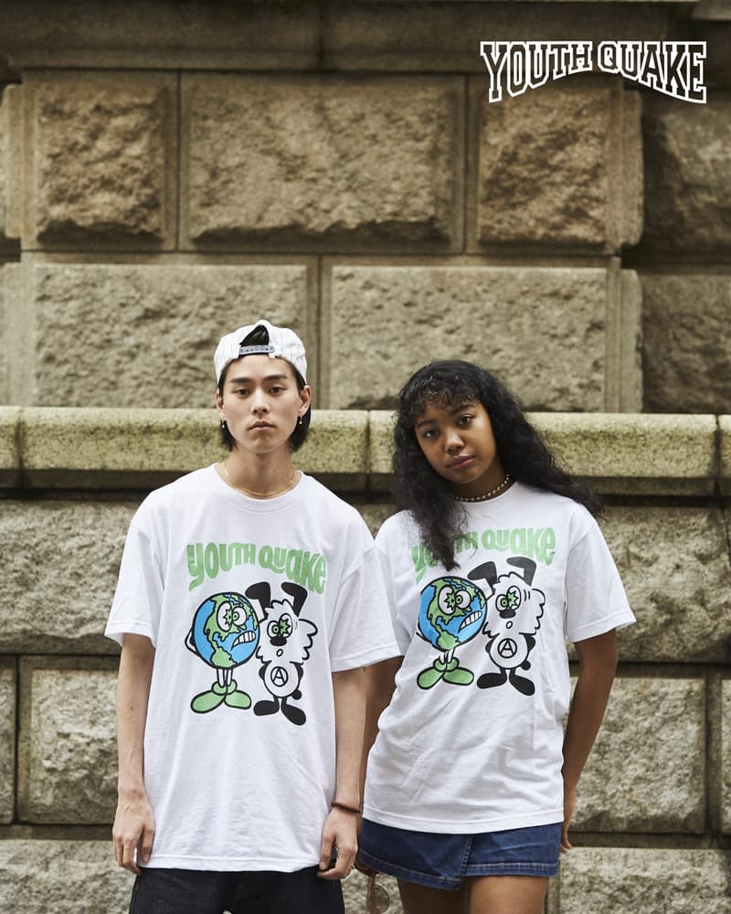 YouthQuake ユースクエイク Tシャツ VERDY CreativeDrugStore 上岡拓也 ヴェルディ クリエイティブドラッグストア