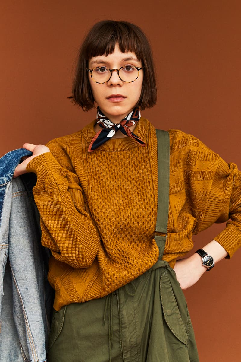 ヤシキ ニット YASHIKI オンライン たすき掛け Minegumo Kyokoku Konome Tsukushi Haruta