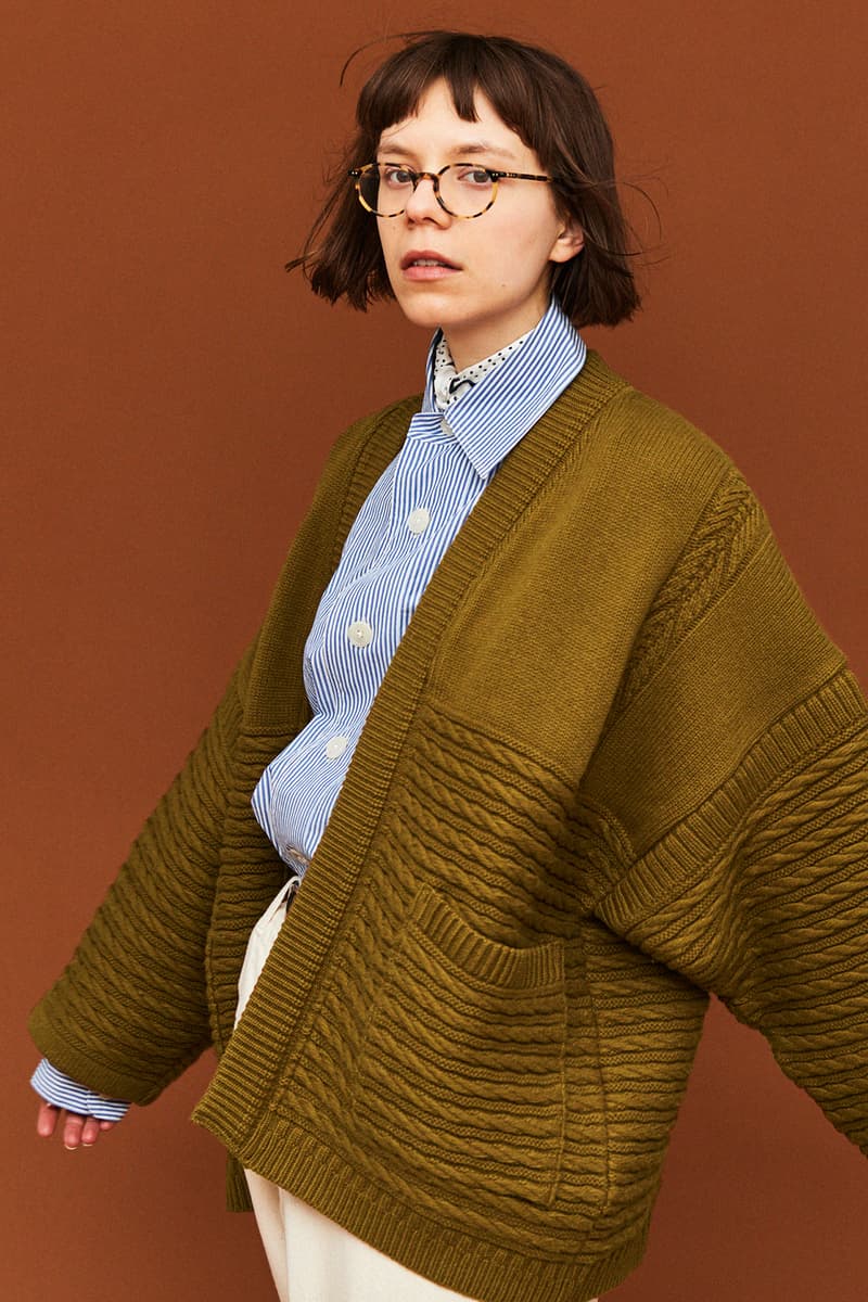 ヤシキ ニット YASHIKI オンライン たすき掛け Minegumo Kyokoku Konome Tsukushi Haruta