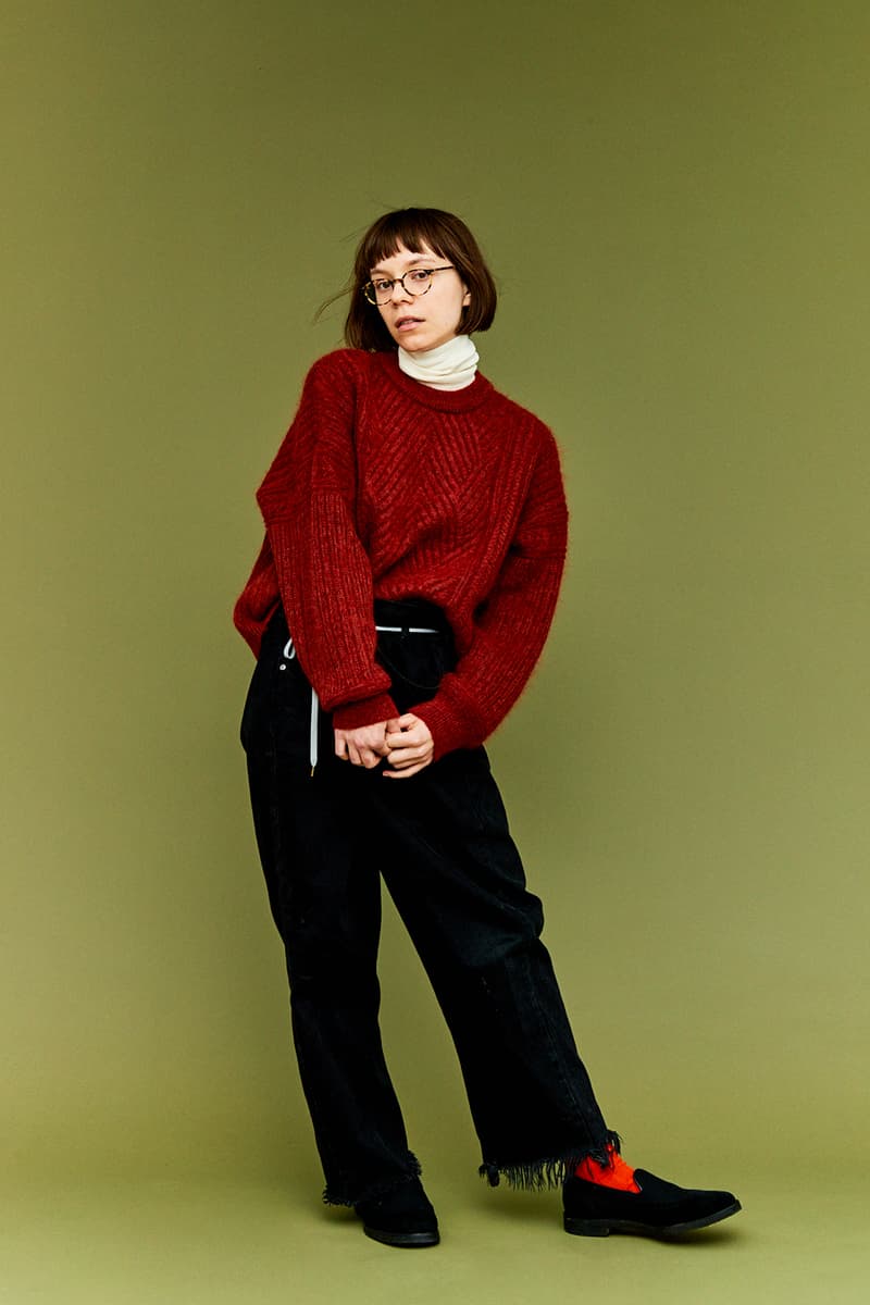 ヤシキ ニット YASHIKI オンライン たすき掛け Minegumo Kyokoku Konome Tsukushi Haruta