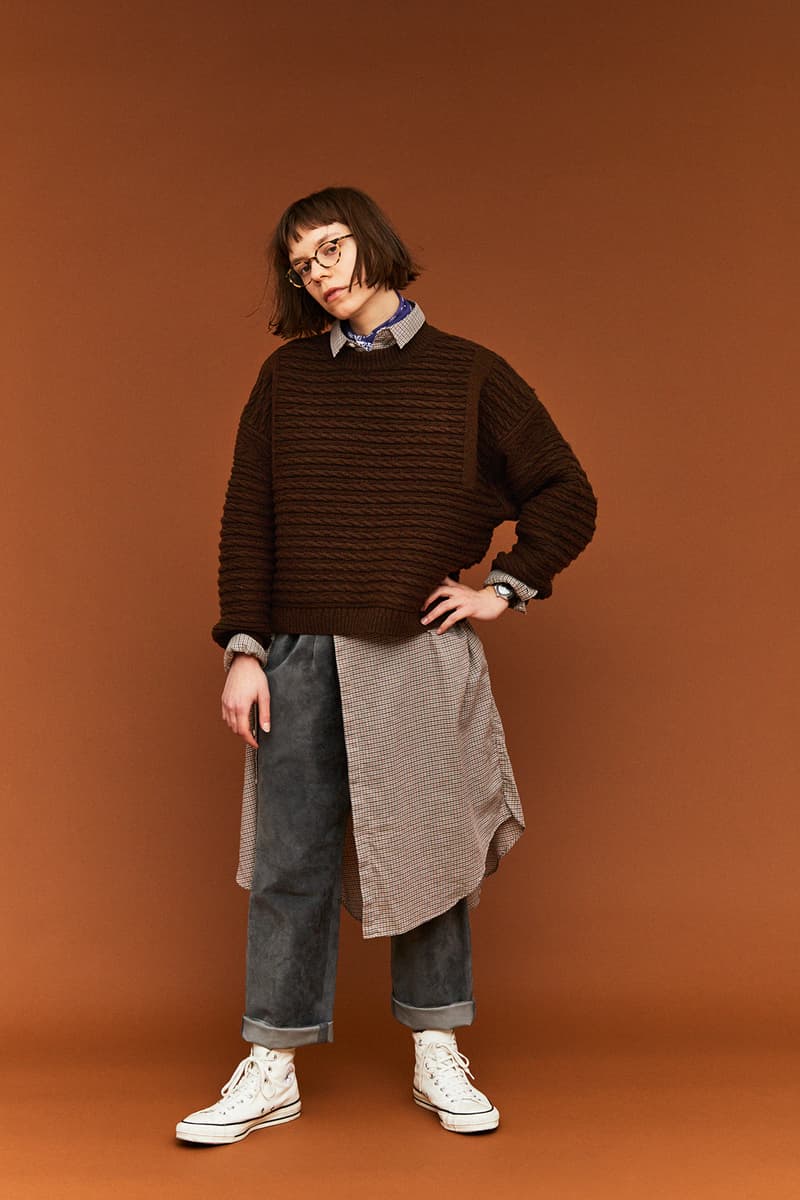 ヤシキ ニット YASHIKI オンライン たすき掛け Minegumo Kyokoku Konome Tsukushi Haruta