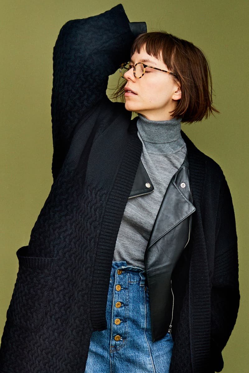 ヤシキ ニット YASHIKI オンライン たすき掛け Minegumo Kyokoku Konome Tsukushi Haruta