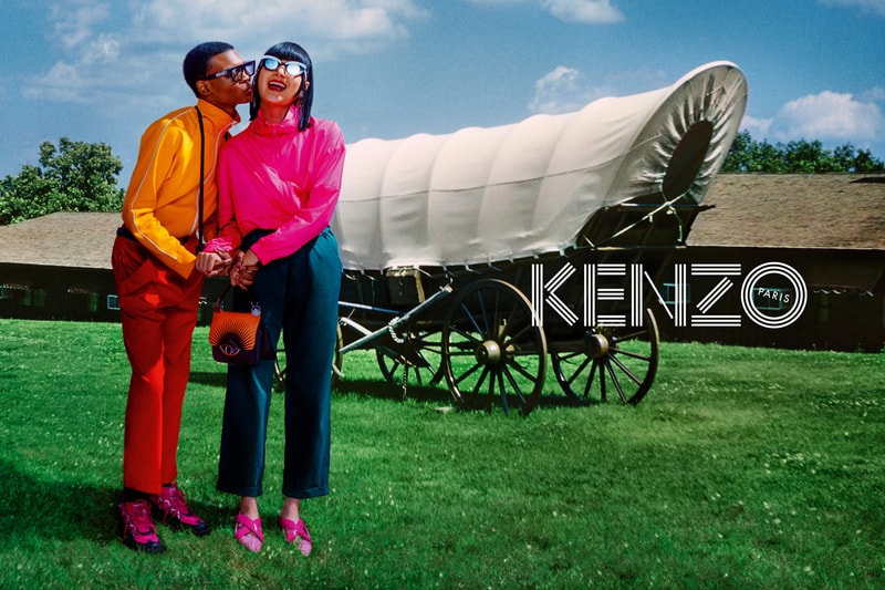ケンゾー Kenzo 秋冬 キャンペーン fall winter 2019 campaign images shot by david lachapelle hunter schafer lindsay wixson kiko arai geron nord jabali sandiford オープニング セレモニー