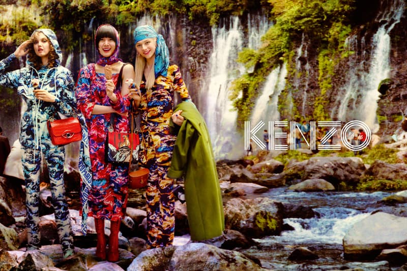 ケンゾー Kenzo 秋冬 キャンペーン fall winter 2019 campaign images shot by david lachapelle hunter schafer lindsay wixson kiko arai geron nord jabali sandiford オープニング セレモニー
