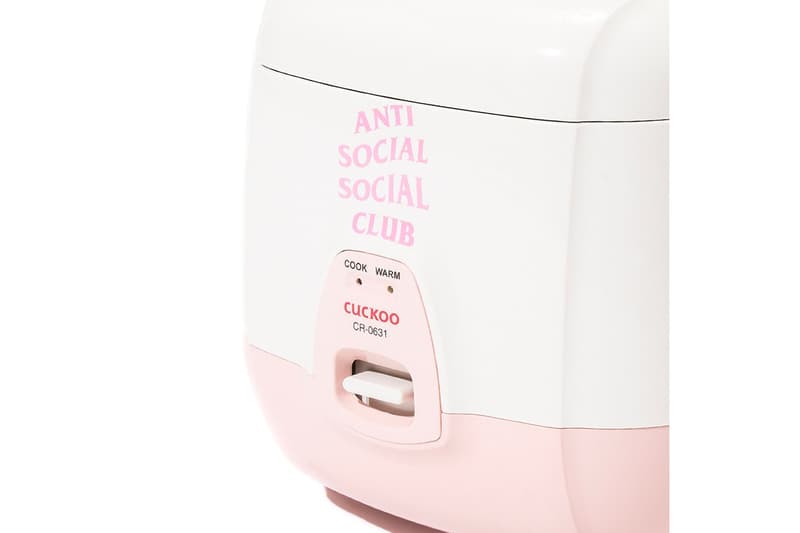 アンチ ソーシャル ソーシャル クラブ　Anti Social Social Club  より炊飯ジャーが登場？ CUCKOO 韓国 家電 メーカー
