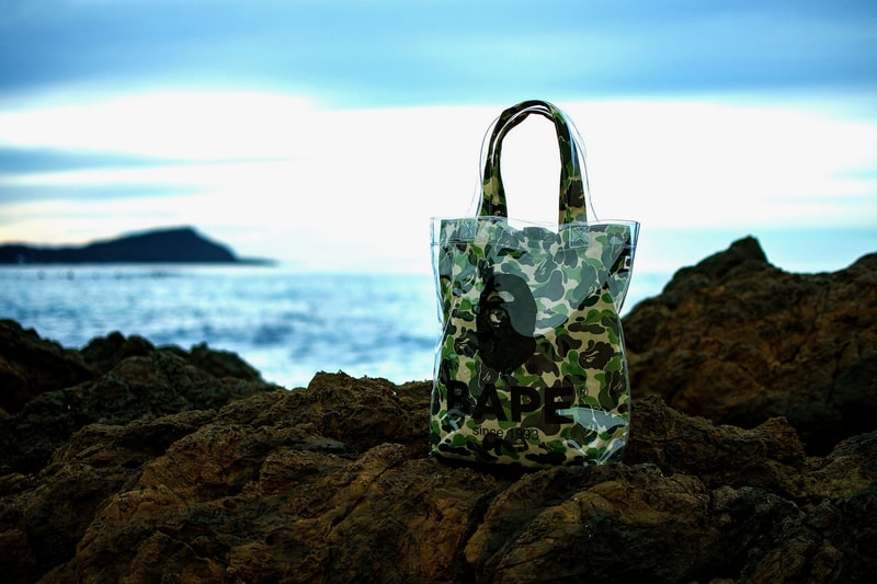 BAPE ベイプ ABC CAMO カモ柄 カモフラージュ Beach Collection ビーチコレクション a bathing ape ア ベイシング エイプsummer 2019 夏 ビーチ コレクション ボール beach ball water float bag green pink accessories ape head