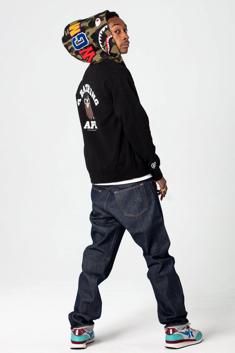 Wiz Khalifa ウィズカリファ x BAPE ベイプ SS19 Collection ア ベイシング エイプ a bathing ape spring summer 2019 コラボ コレクション lookbooks bape heads show concerts mankey baby milo